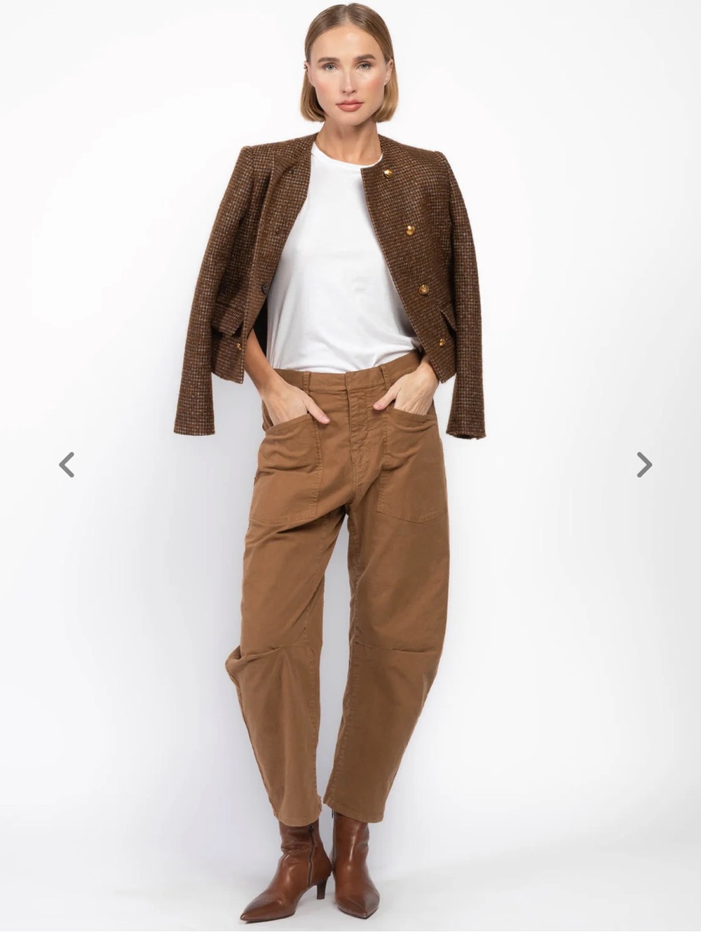 Nili Lotan Shon Pant in Rust Size 2